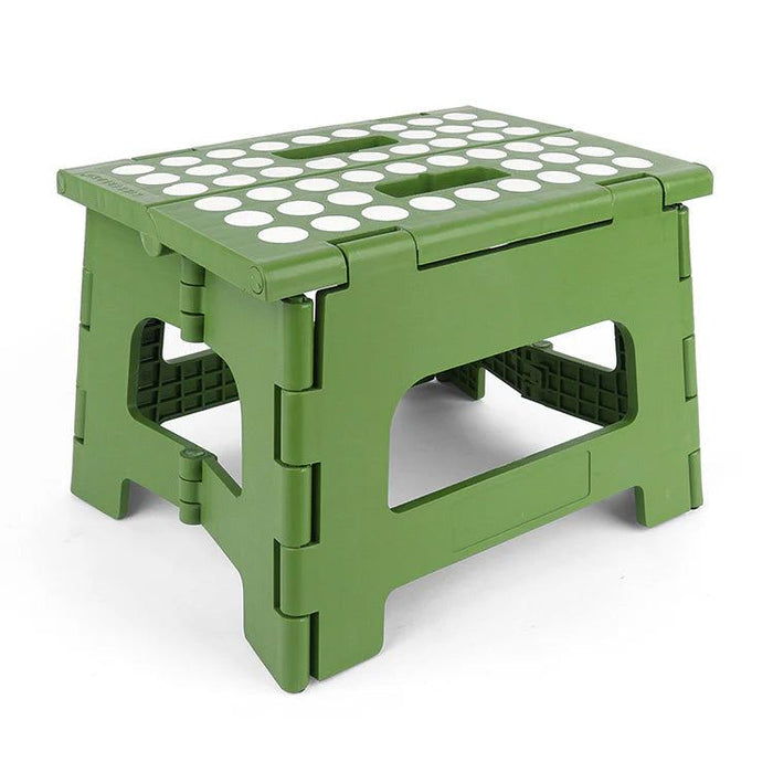 Kikkerland Rhino II Step Stool with reinforced construction and rubber grips, holding up to 300lbs