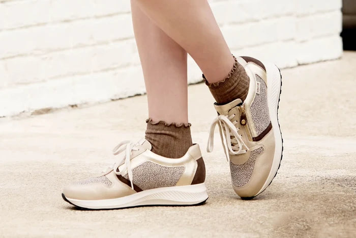 Mephisto Women's Sneaker Kim Light Sand Lifestyle