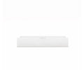 A Knox Storage Drawer in White High Gloss featuring a minimalist flat front and handle, photographed against a plain white background.