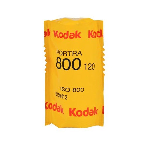 Kodak Portra Pro 800 120 film packaging showing high-speed ISO 800 color negative film