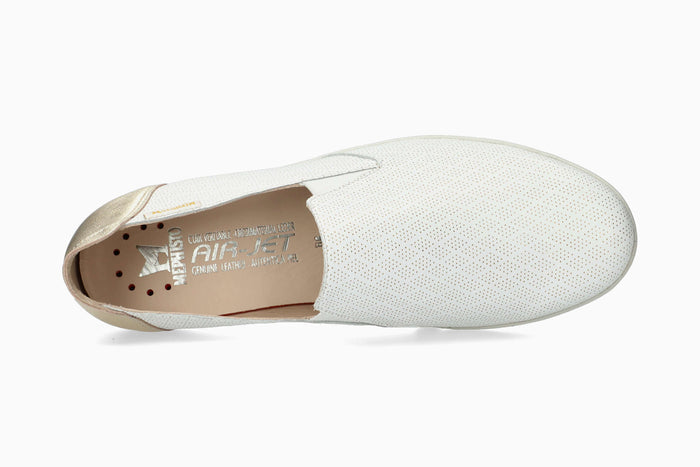 Mephisto Women's Flat Korie White Top