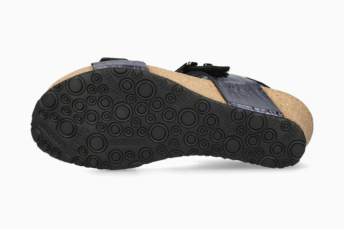 Lissandra Mephisto Women's Wedge Sandals Blue Sole