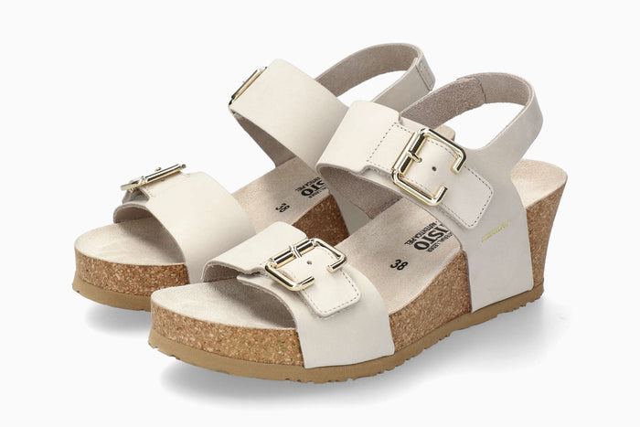 Mephisto Women's Wedge Sandal Lissandra Fog Sandalbuck