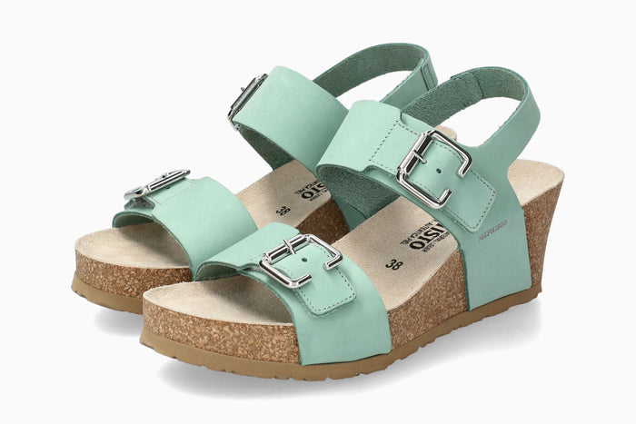 Mephisto Women's Wedge Sandal Lissandra Light Grass