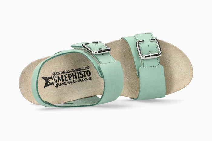 Mephisto Women's Wedge Sandal Lissandra Light Grass Top