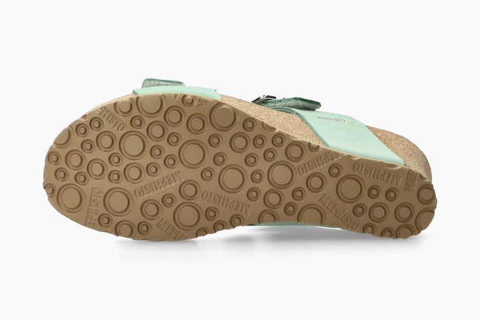 Mephisto Women's Wedge Sandal Lissandra Light Grass Sole