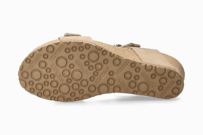 Lissandra Mephisto Women's Wedge Sandals Light Taupe Sole