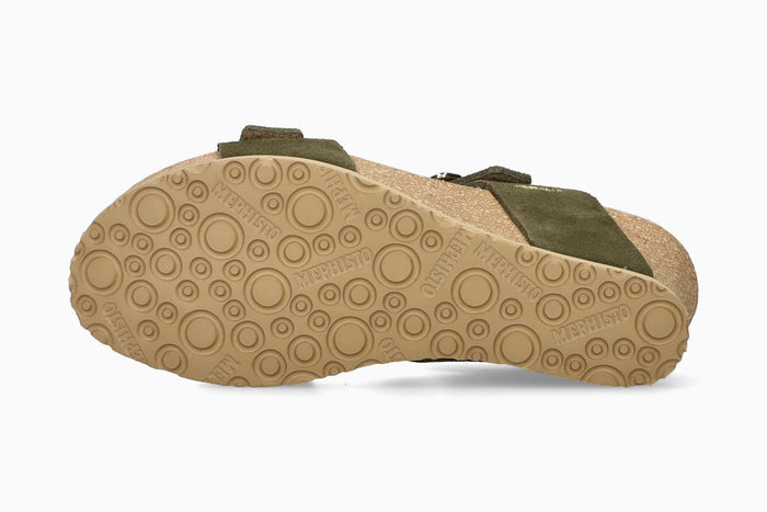 Lissandra Mephisto Women's Wedge Sandals Loden Sole