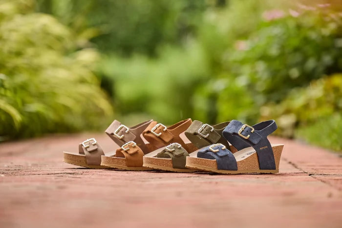 Lissandra Mephisto Women's Wedge Sandals Loden Lifestyle