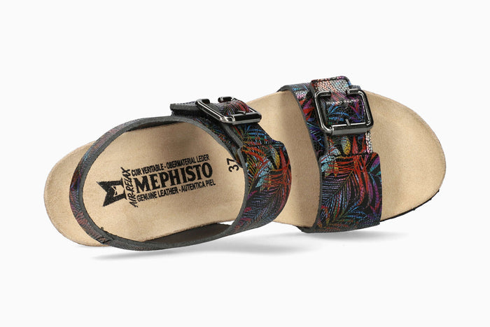 Lissandra Mephisto Women's Wedge Sandals Multicolored Top