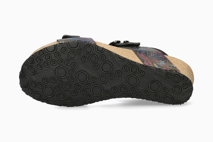 Lissandra Mephisto Women's Wedge Sandals Multicolored Sole