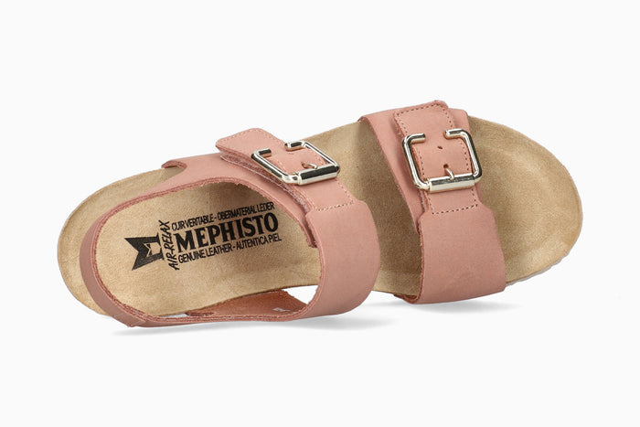 Lissandra Mephisto Women's Wedge Sandals Old Pink Top