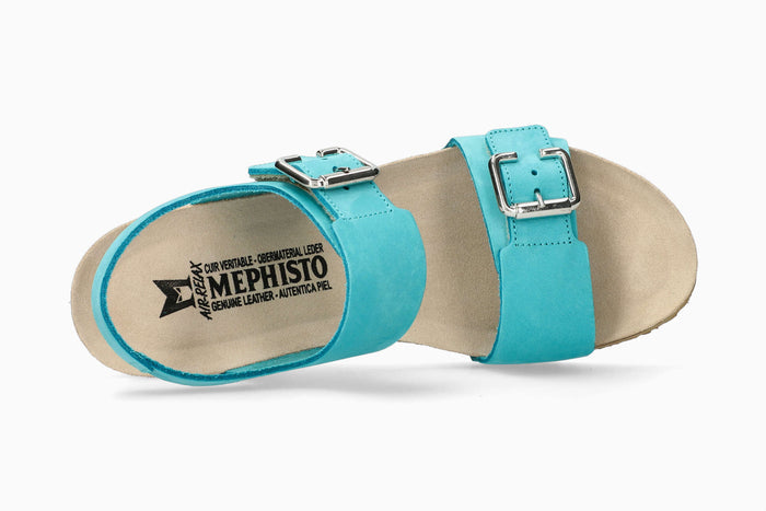 Mephisto Women's Sandal Lissandra Turquoise Top
