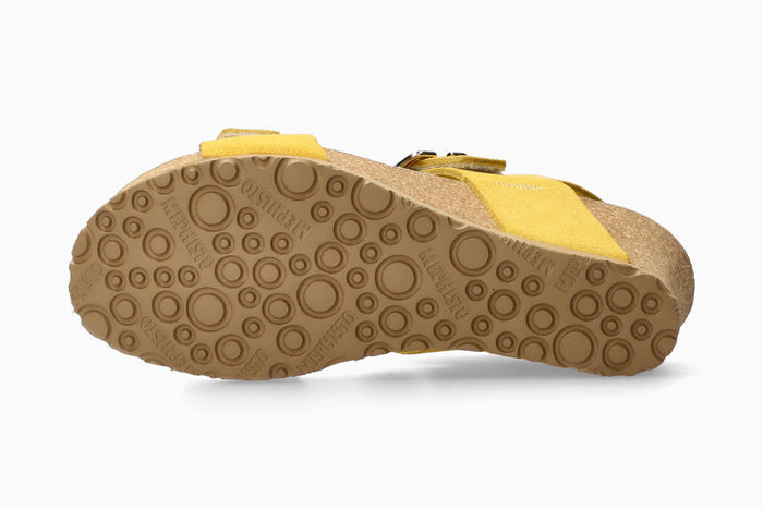 Lissandra Mephisto Women's Wedge Sandals Yellow Sole