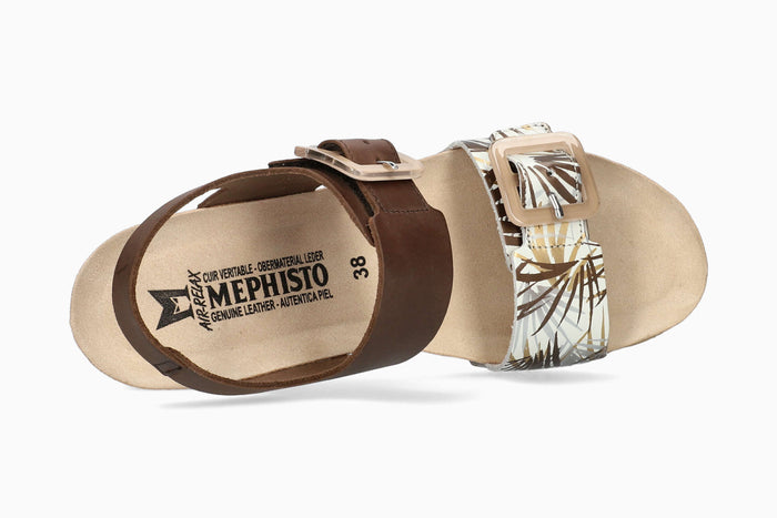 Mephisto Lissia Women's Sandal Dark Brown Top