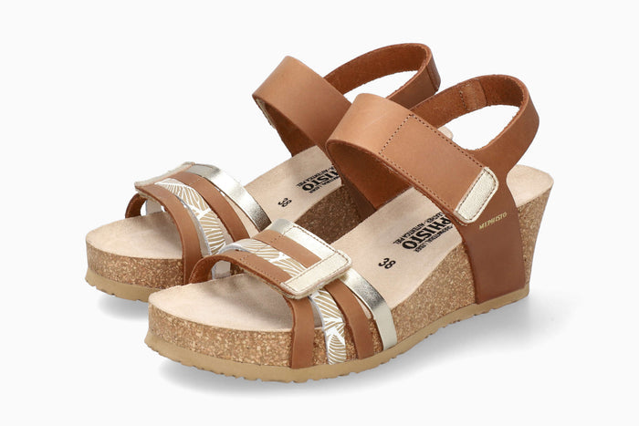 Mephisto Women's Sandal Lucia Camel Multi