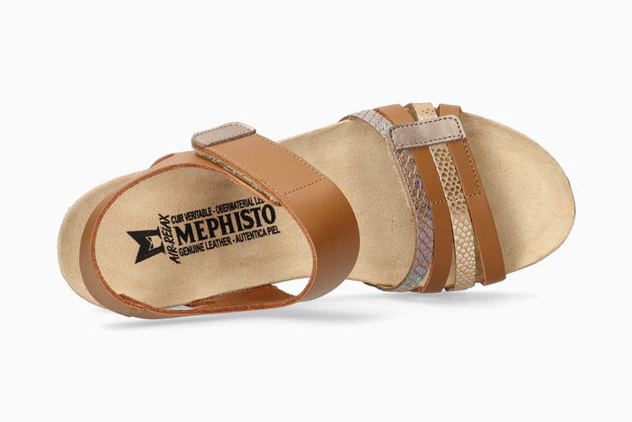 Mephisto Lucia Women's Sandal Camel Top