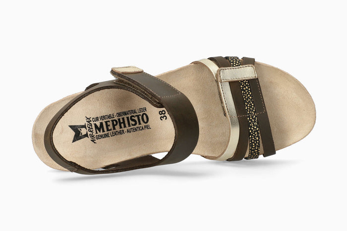 Mephisto Lucia Women's Sandal Khaki Top