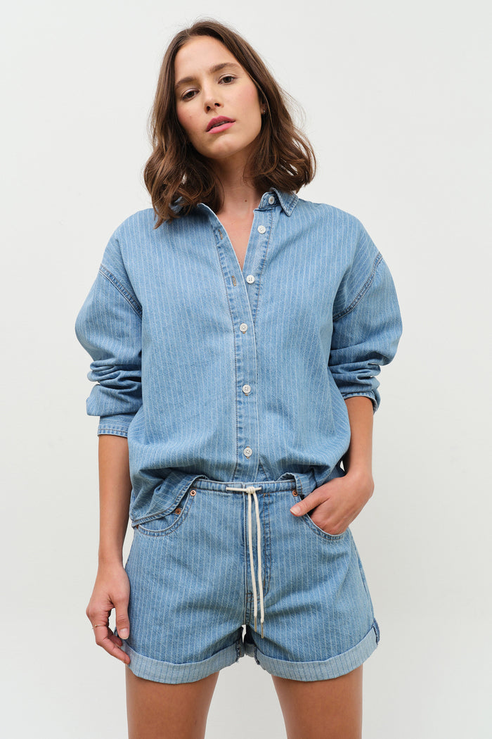 Maddie Mid Rise Short in Whimsy