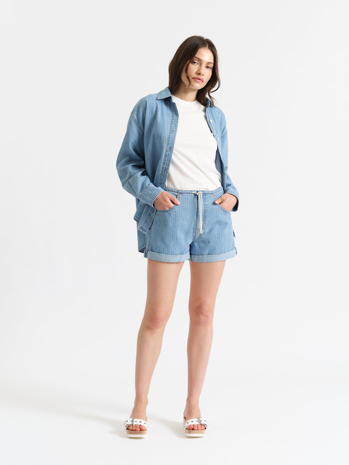 Maddie Mid Rise Short in Whimsy