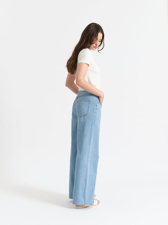 Madison Mid Rise Wide Leg in Whimsy