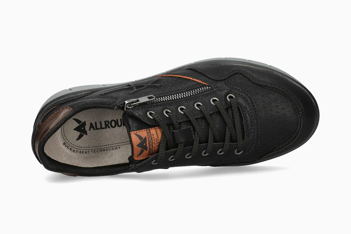 Allrounder Majestro Black Men's Sneakers Top