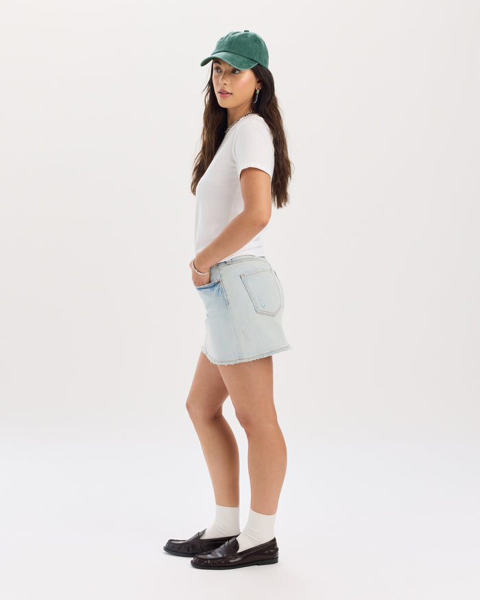 Malibu Mini Skirt in Magnetic