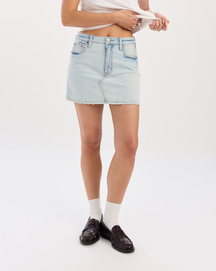 Malibu Mini Skirt in Magnetic