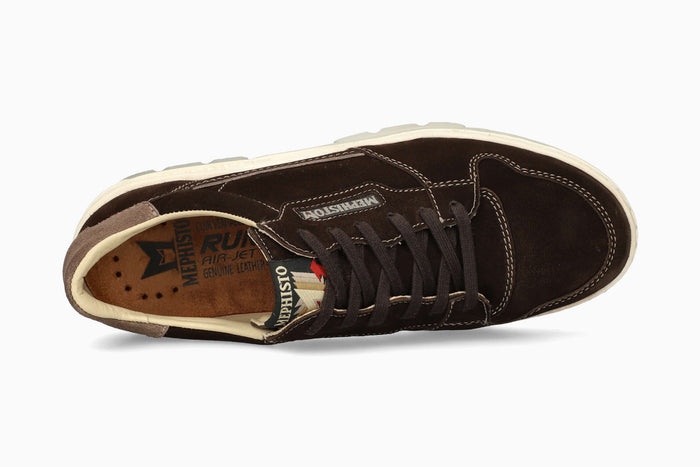 Mephisto Marius Men's Sneaker Dark Brown Top