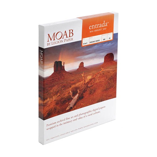 Moab 5x7" Entrada Rag Bright 300gsm 25 Sheets