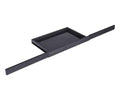 The Mondiana Complete Keyboard is displayed on a white background, featuring a black rectangular tray design with two long, narrow handles extending from each side—ideal for use as a keyboard tray or for desk organization.