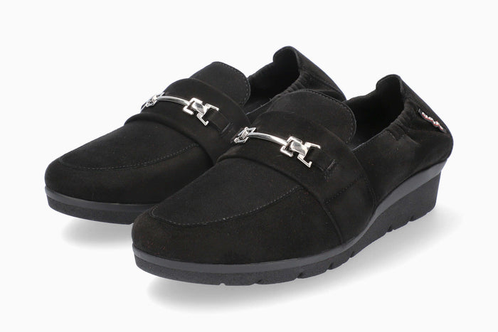 Mobils Nadira Black Women's Slip-on