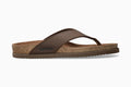 Mephisto Natalio Men's Cork Sandal Dark Brown