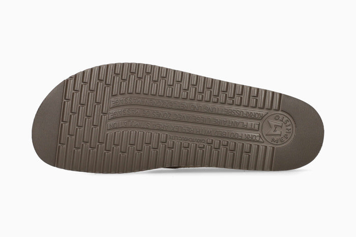 Mephisto Natalio Men's Cork Sandal Warm Grey Sole