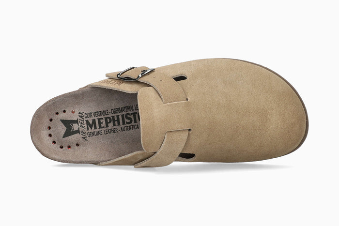 Mephisto Nathan Warm Grey Men's Clog Top