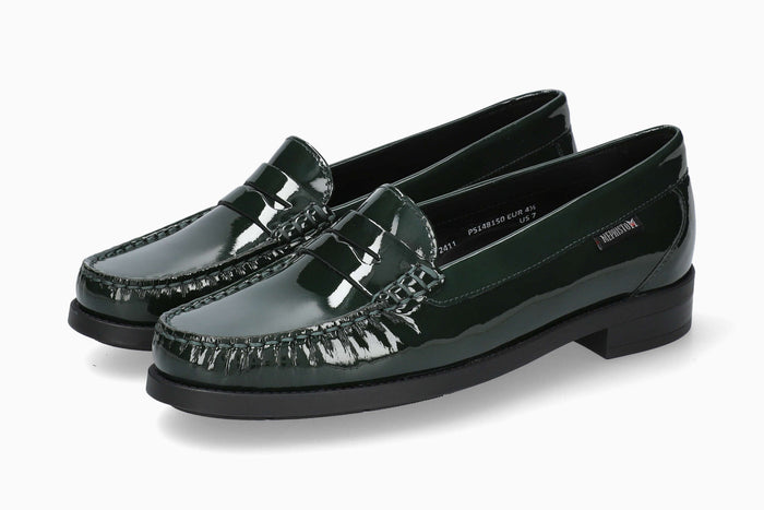 Mephisto Women's Loafers Neda Bottle Green