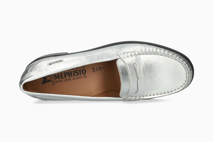 Mephisto Women's Loafer Neda Silver Top