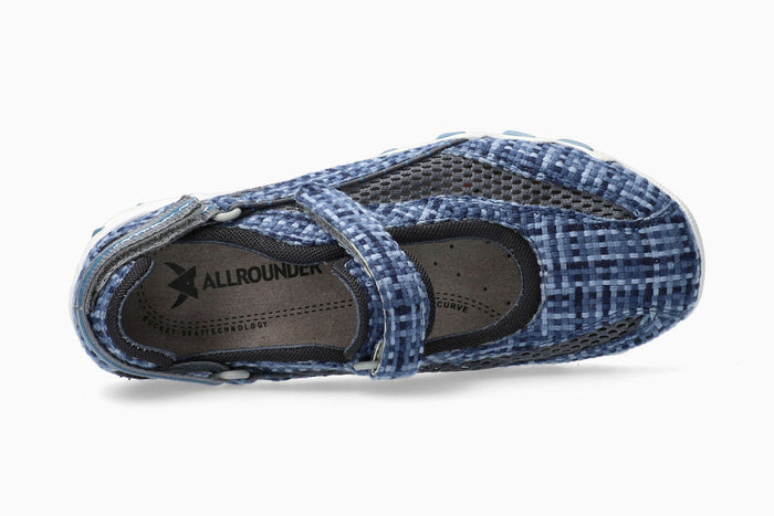 Allrounder Niro Print Denim Women's Shoe Top