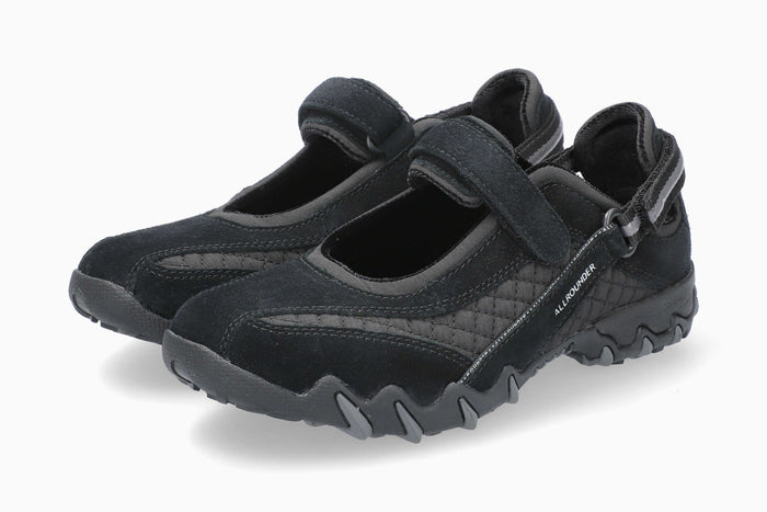 Allrounder Niro Solid Black Women's Shoe