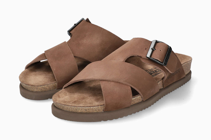 Mephisto Men's Sandal Nordine Dark Brown