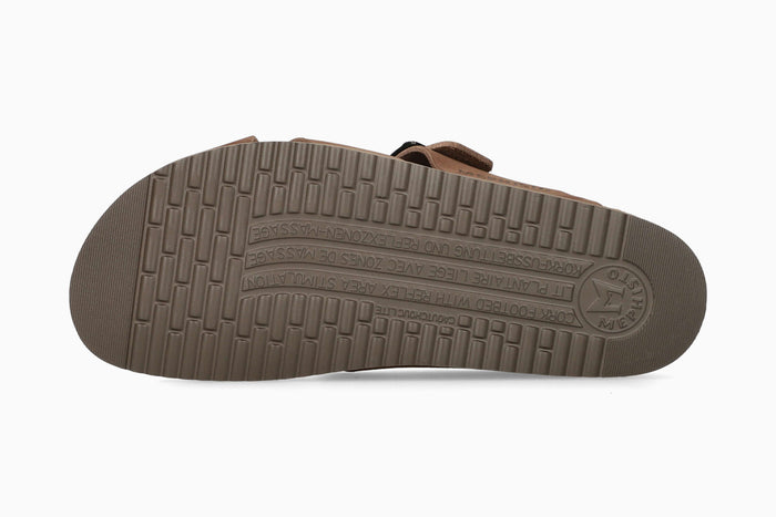 Mephisto Men's Sandal Nordine Dark Brown Sole