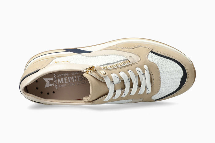 Mephisto Olimpia Women's Sneaker Nude Top