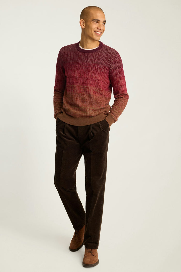 Ombre Crew Neck Sweater