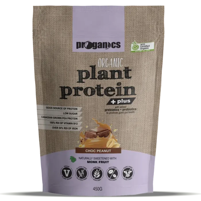 Organic Plant Protein Plus Choc Peanut