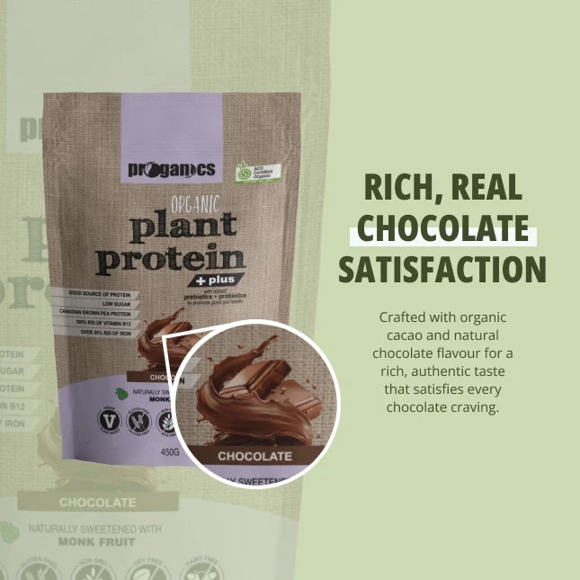 Organic Plant Protein Plus Chocolate