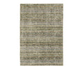 The Oriental Weavers Atlas / 747A Rug is a rectangular area rug from the Atlas Collection, featuring a durable machine-woven construction and a textured, woven pattern in earth tones. Showcasing layered, abstract stripes in shades of beige, brown, with hints of blue and green, this multi-colored rug is an ideal choice for high-traffic areas.