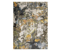 The Oriental Weavers Caravan / 502X Rug from the Caravan Collection features a distressed, nature-inspired pattern in shades of brown and multiple colors—crafted from space-dyed polyester for a modern, textured look.