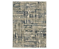 Rectangular Oriental Weavers Carson / 745C Rug in a Brown/Multi colorway, featuring an abstract linear pattern with irregular horizontal and vertical lines that create a textured, modern look. This contemporary area rug offers a stylish accent to any space with its subtle blend of colors and eye-catching design.