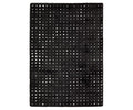 The Oriental Weavers Galileo / GAL04 Rug in Black/Multi features a rectangular design with a pattern of evenly spaced, small white dots arranged in a grid across the surface. This contemporary area rug brings a modern touch to any space while providing soft comfort underfoot.