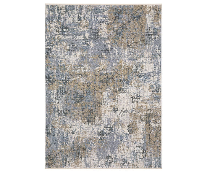 The Oriental Weavers Hayden / HAY08 Rug features a rectangular shape with an abstract, distressed pattern in multi-colored hues. Crafted from space-dyed polyester, this rug offers lasting softness and vibrant color depth—making it the perfect statement piece for any modern home.